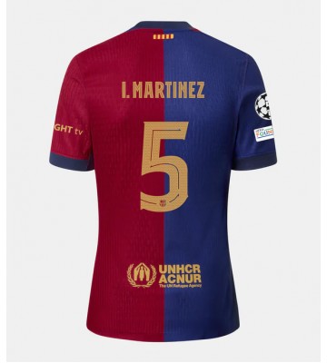 Barcelona Inigo Martinez #5 Hjemmebanetrøje 2024-25 Kort ærmer